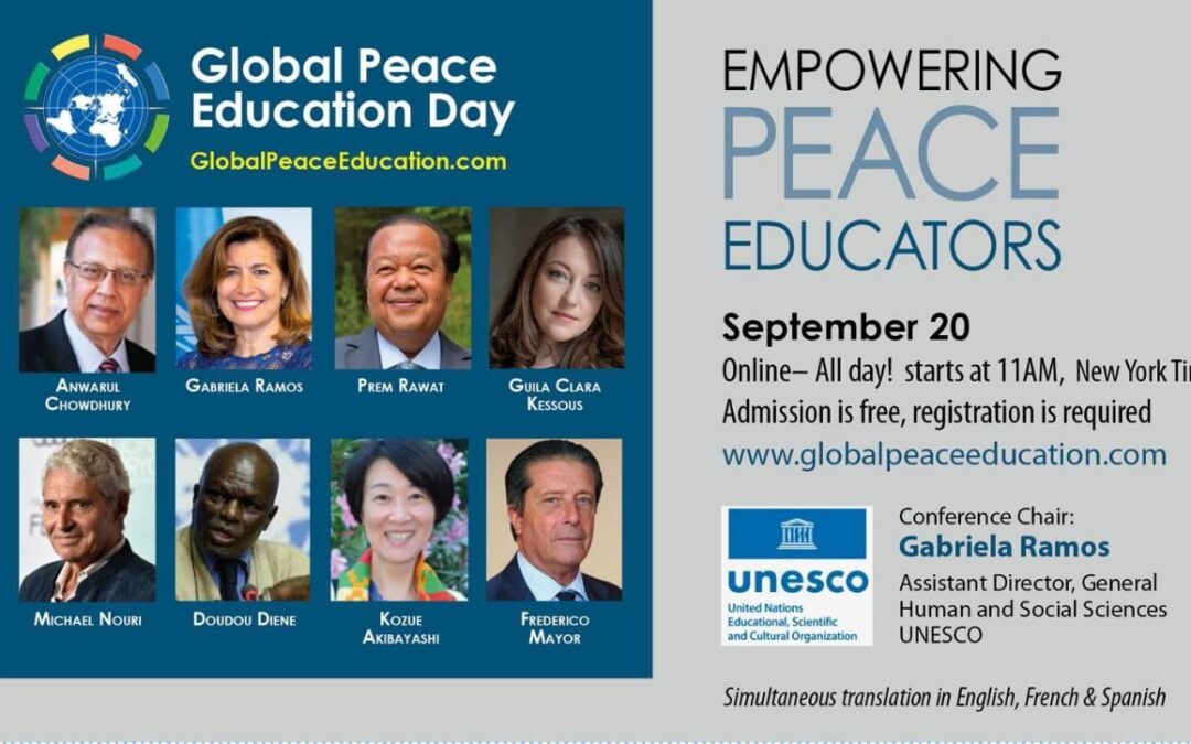 Conferencia virtual para el dia mundial de educación para la paz